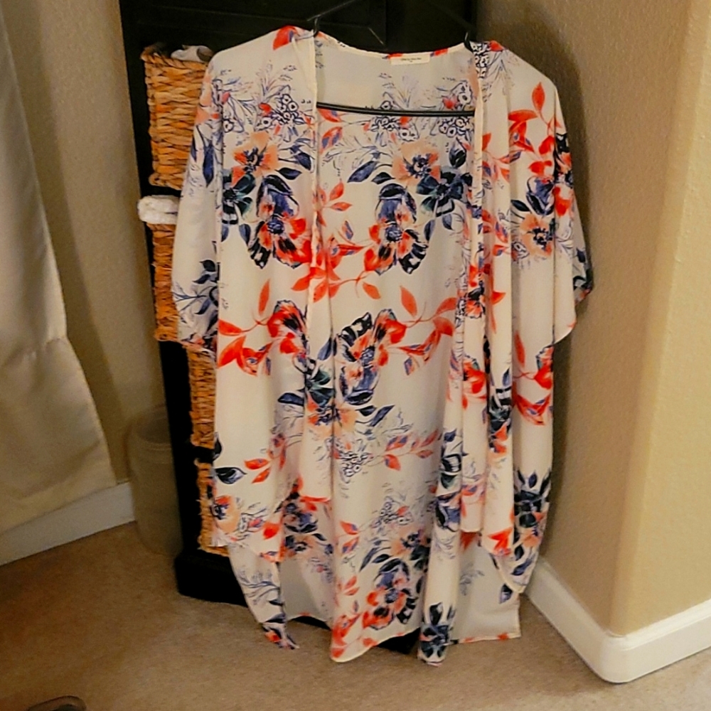 12 pm Ami floral print kimono